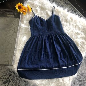 Lauren Conrad Navy Blue Sailor Sun Dress Size 14
